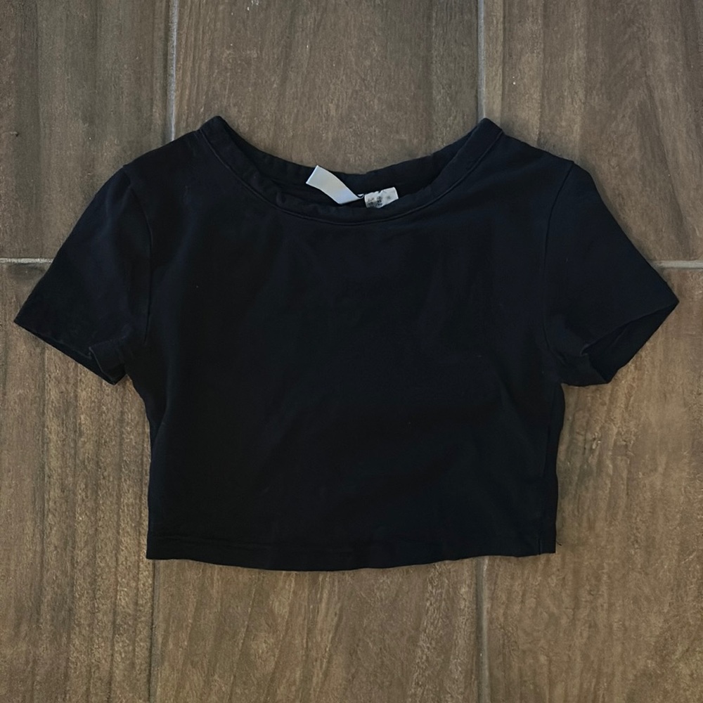 Black Baby Tee from H&M